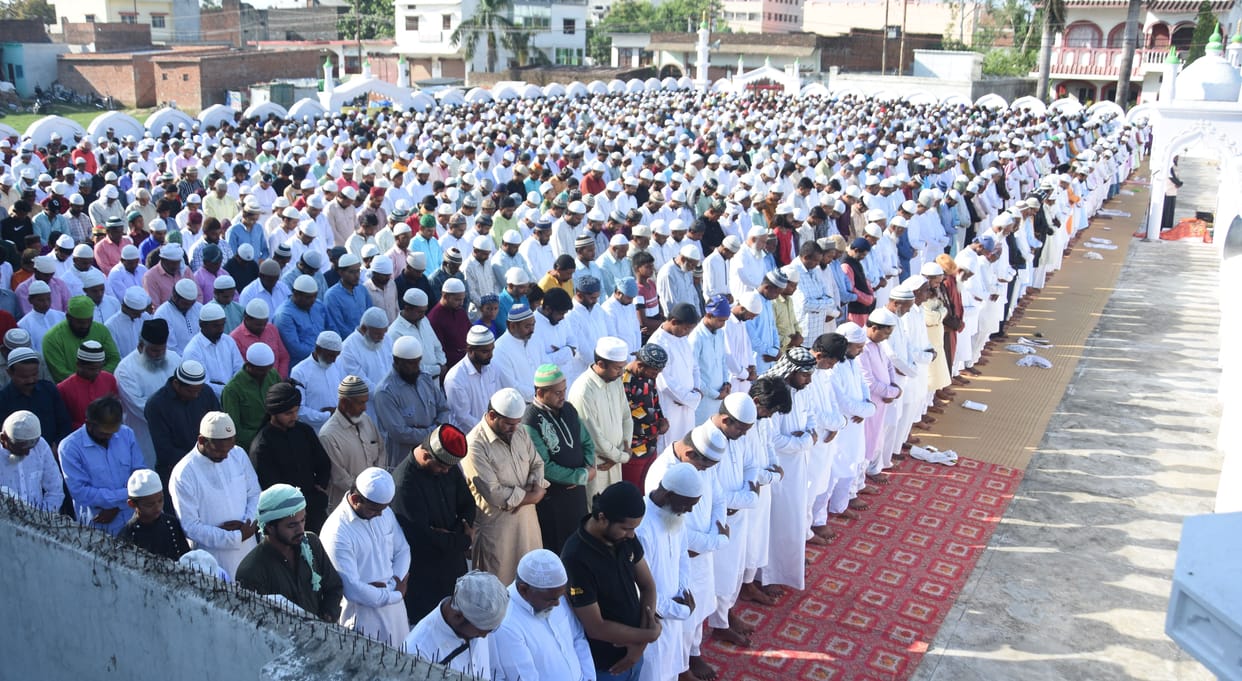 Bakrid: First offered Namaz, then sacrificed