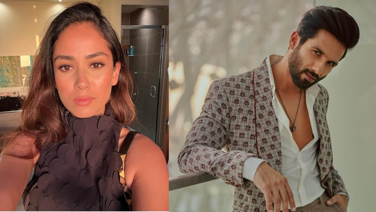 Shahid Kapoor Hilarious  comment on wife Mira Rajput  makeup post said she did not even wait to leave the bathroom