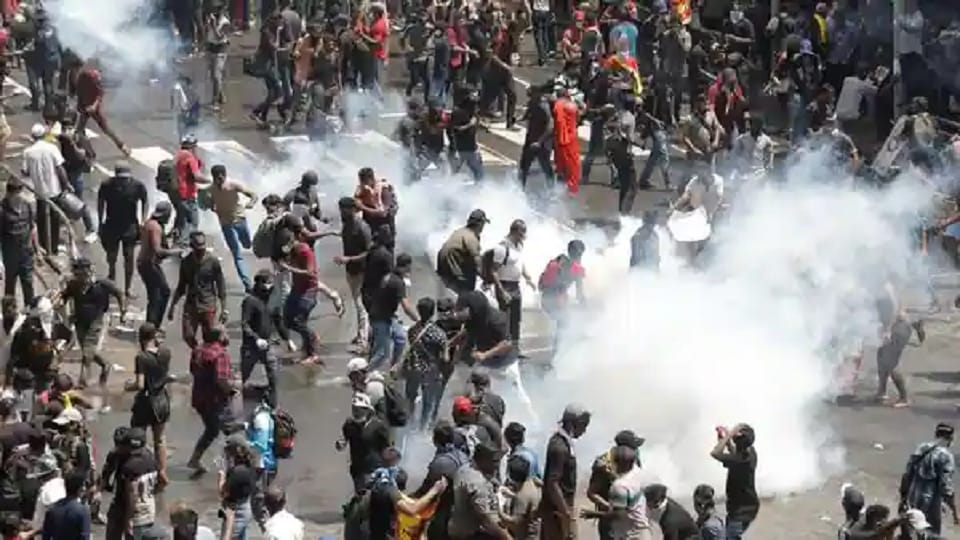84 protesters arrested for anti-government march in Sri Lanka Police
