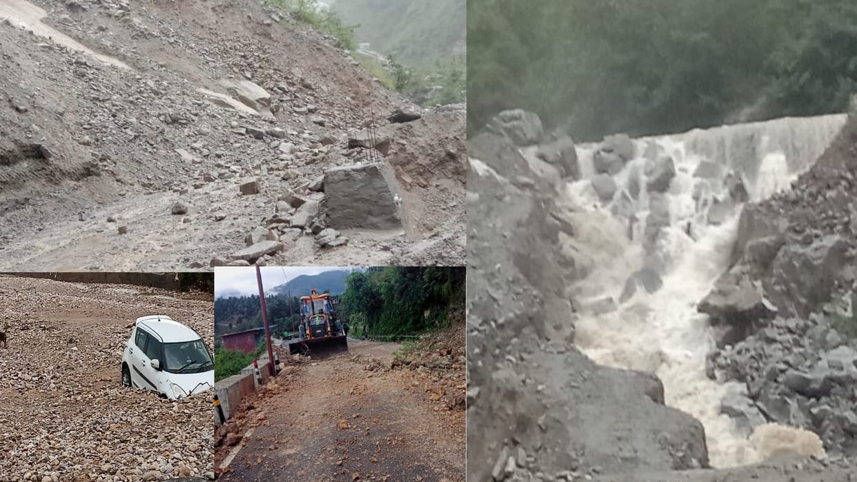 Uttarakhand Weather: Rain in Uttarakhand, Badrinath highway, 6500 passengers stranded at different places including Badrinath and Sonprayag, See Photos