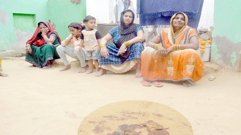 double murder in aligarh dispute over land between two family