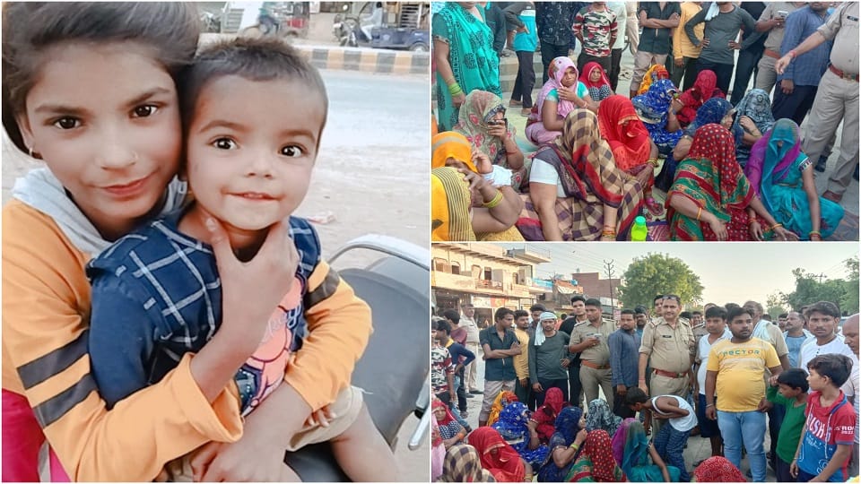 painful death of three year old girl drowned in open drain in front of house in agra