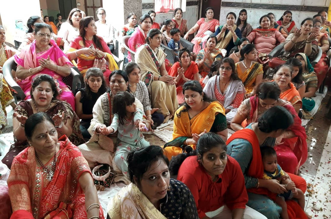Padmavati Dham resonated with the chants of Mother Padmavati