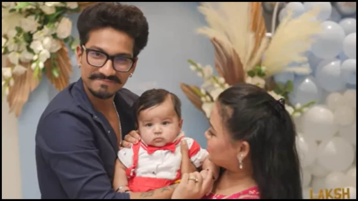 bharti singh haarsh limbachiyaa reveals son laksh aka gola face in a adorable video getting viral on social media