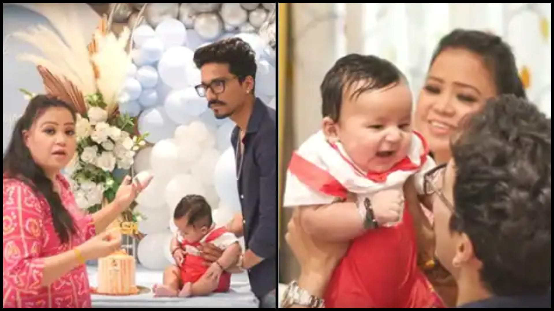 bharti singh haarsh limbachiyaa reveals son laksh aka gola face in a adorable video getting viral on social media