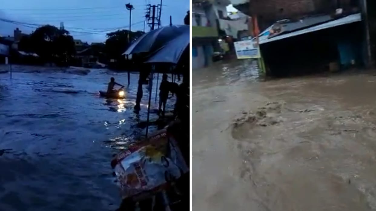 Chhindwara: 8 inches of rain recorded in Saunsar in last 24 hours, water filled in residential areas, life affected