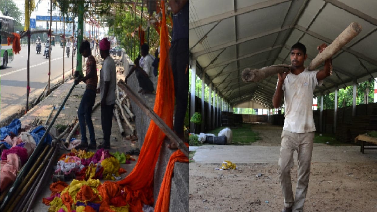 drones monitored for the first time on the route of kanwar yatra delhi police preparations complete