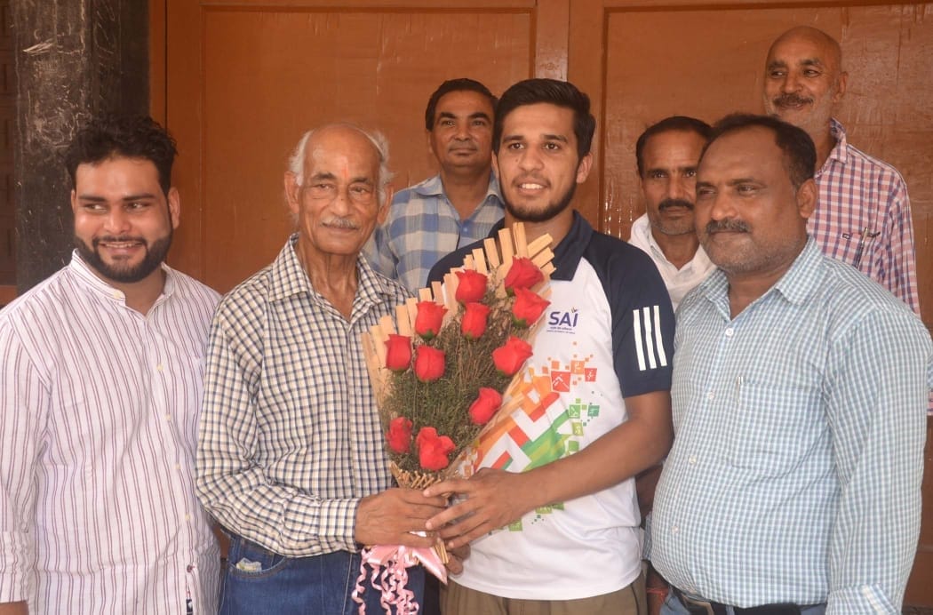 Harsh's selection in the Indian handball team for the Asian tournament