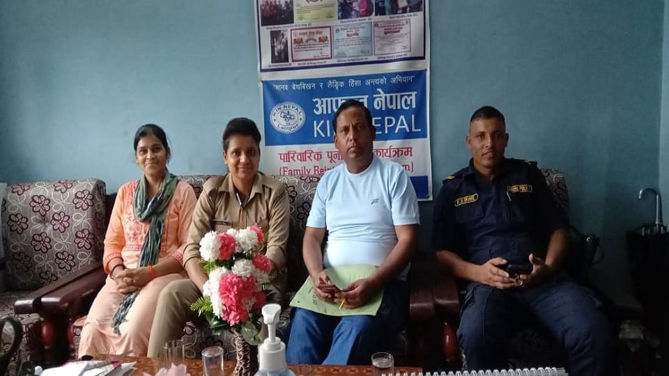 Nepal girl reached home after three years etah