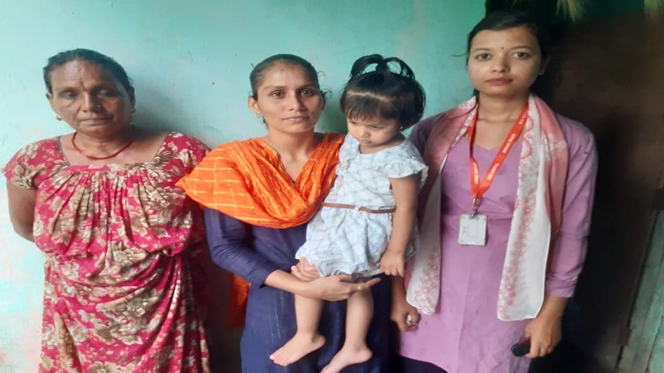 Nepal girl reached home after three years etah