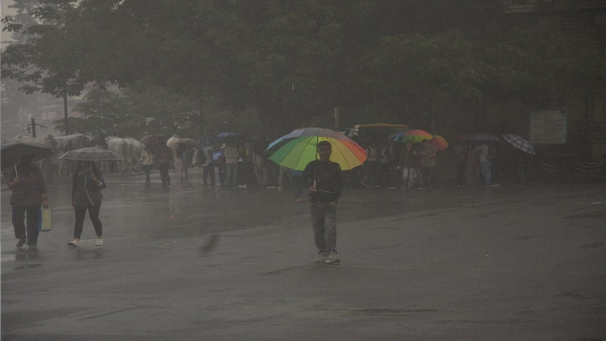 Himachal Weather Update: rainfall in Shimla and Dharamsala, people are advised to stay away from rivers and streams