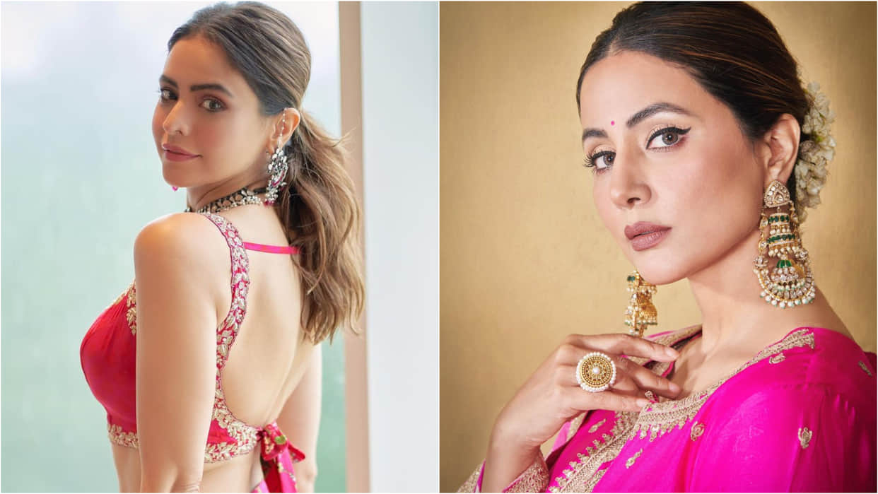 hina khan to amna sharif pretty ethnic outfit worn by divas for wish fans bakra eid 2022
