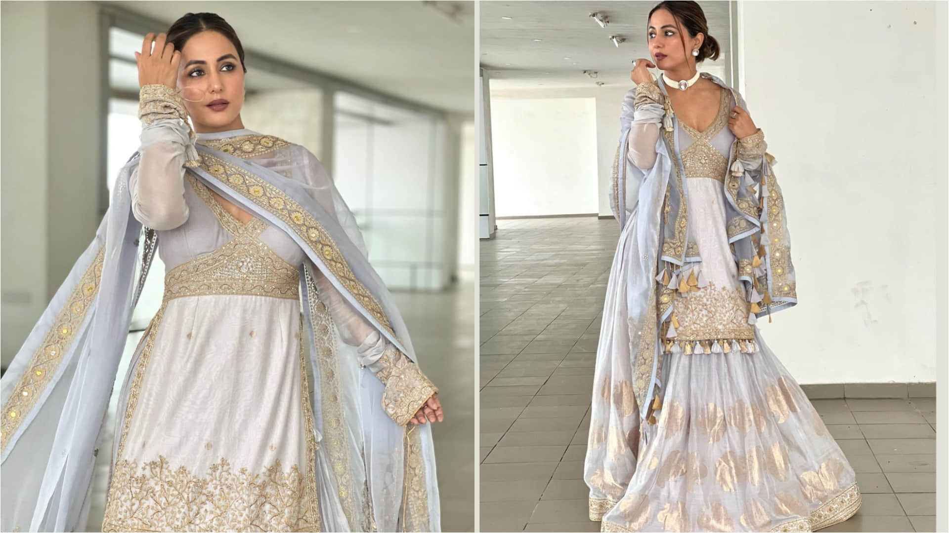hina khan to amna sharif pretty ethnic outfit worn by divas for wish fans bakra eid 2022