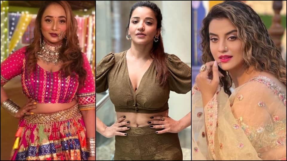 hojpuri monalisa to akshara singh these actresses gave intimate scene in films fans gone made seeing movies