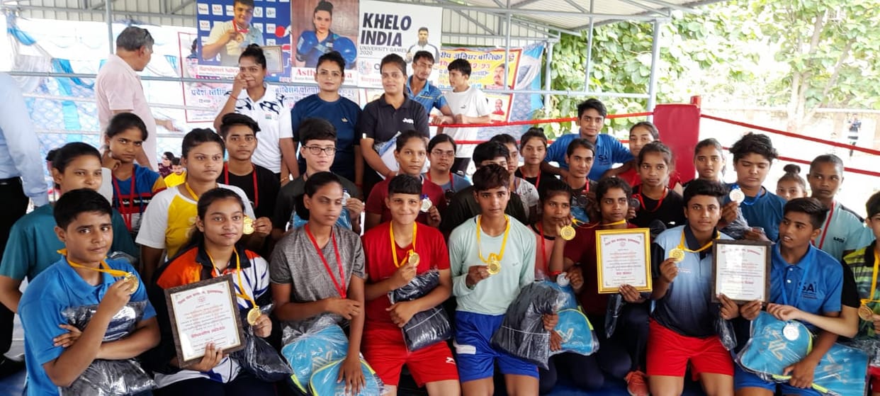 Meerut Division Overall Champion in Junior Girls Boxing