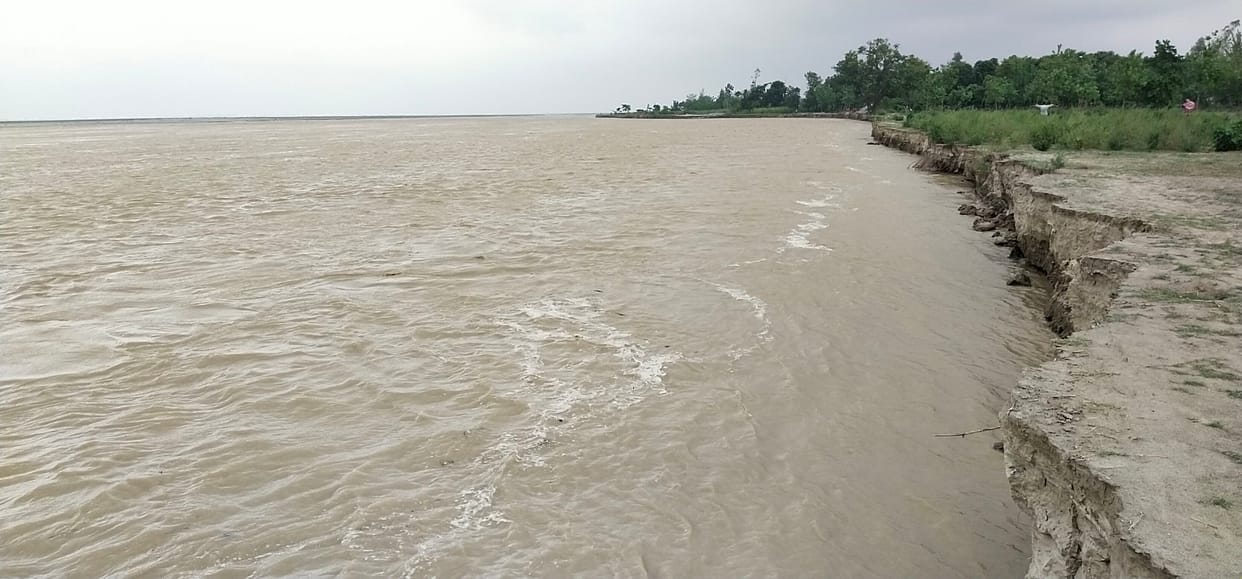 Increased heartbeat due to rise in water level of rivers