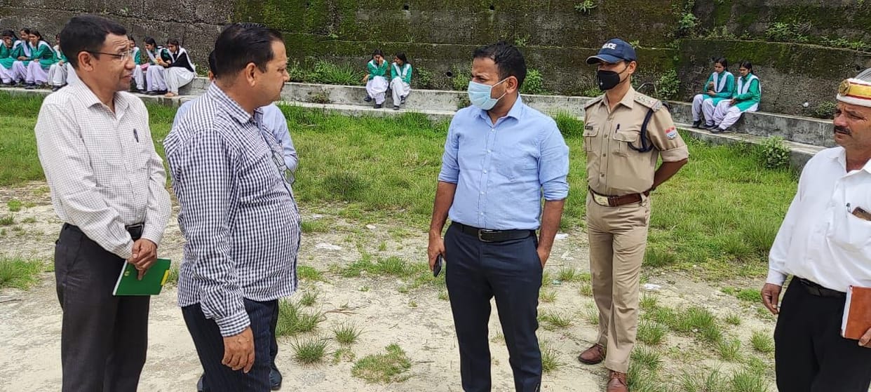Inspection in Champawat For CM's Tour