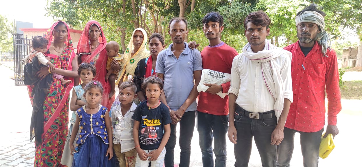 Chitrakoot: Workers who returned from Rajasthan told pain, sought help
