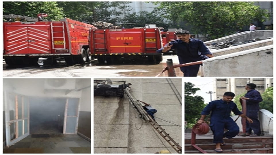 Fire in Janakpuri District Center fire broke out on the 11th floor of Kirti Shikhar building located in center