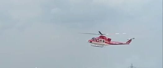 CM Yogi did aerial inspection of toll plaza in Etawah