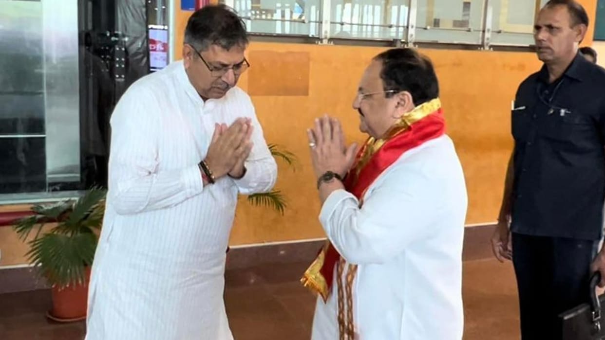 BJP National President JP Nadda will address the training camp of BJP in Mount Abu today