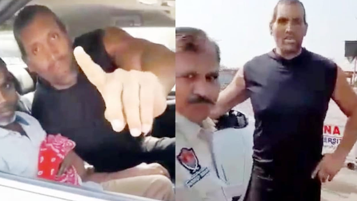 The Great Khali Fight on Toll Plaza: WWE wrestler The Great Khali clashed with the toll plaza people, gave a slap, see the video of the controversy here