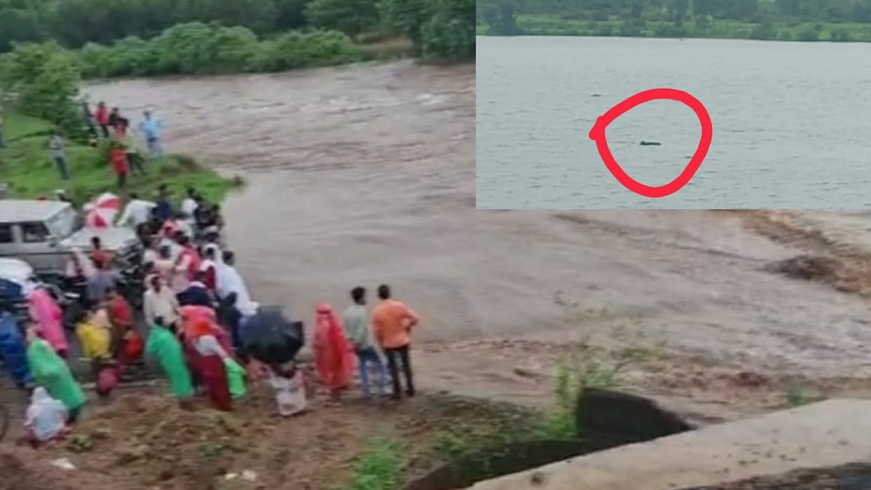 Husband and wife returning from weekly market in Chhindwara's Amarwada washed away in Pipariya river