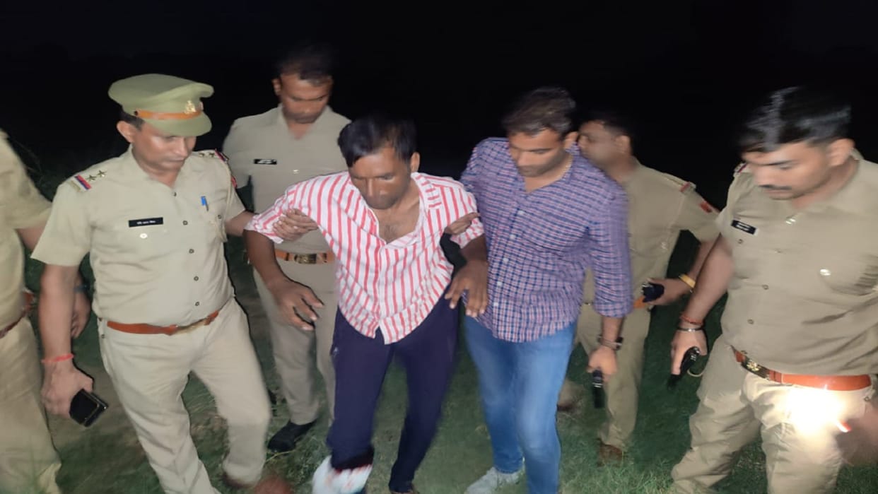 Accused Sachin arrested by police in encounter after escaping from court in Baghpat