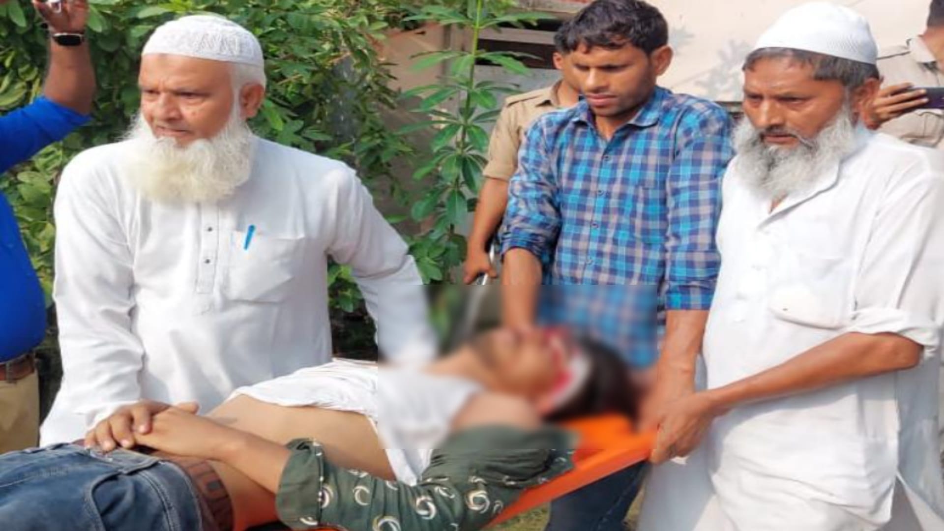 The villagers had beaten up two injured youth after the death of a man in road accident in Saharanpur
