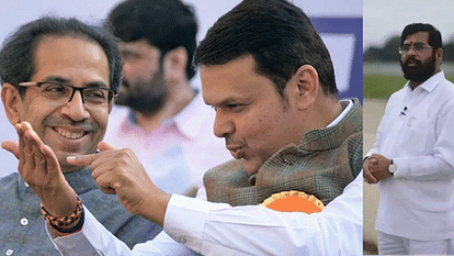 उद्धव ठाकरे, देवेंद्र फडणवीस और एकनाथ शिंदे (फाइल फोटो)