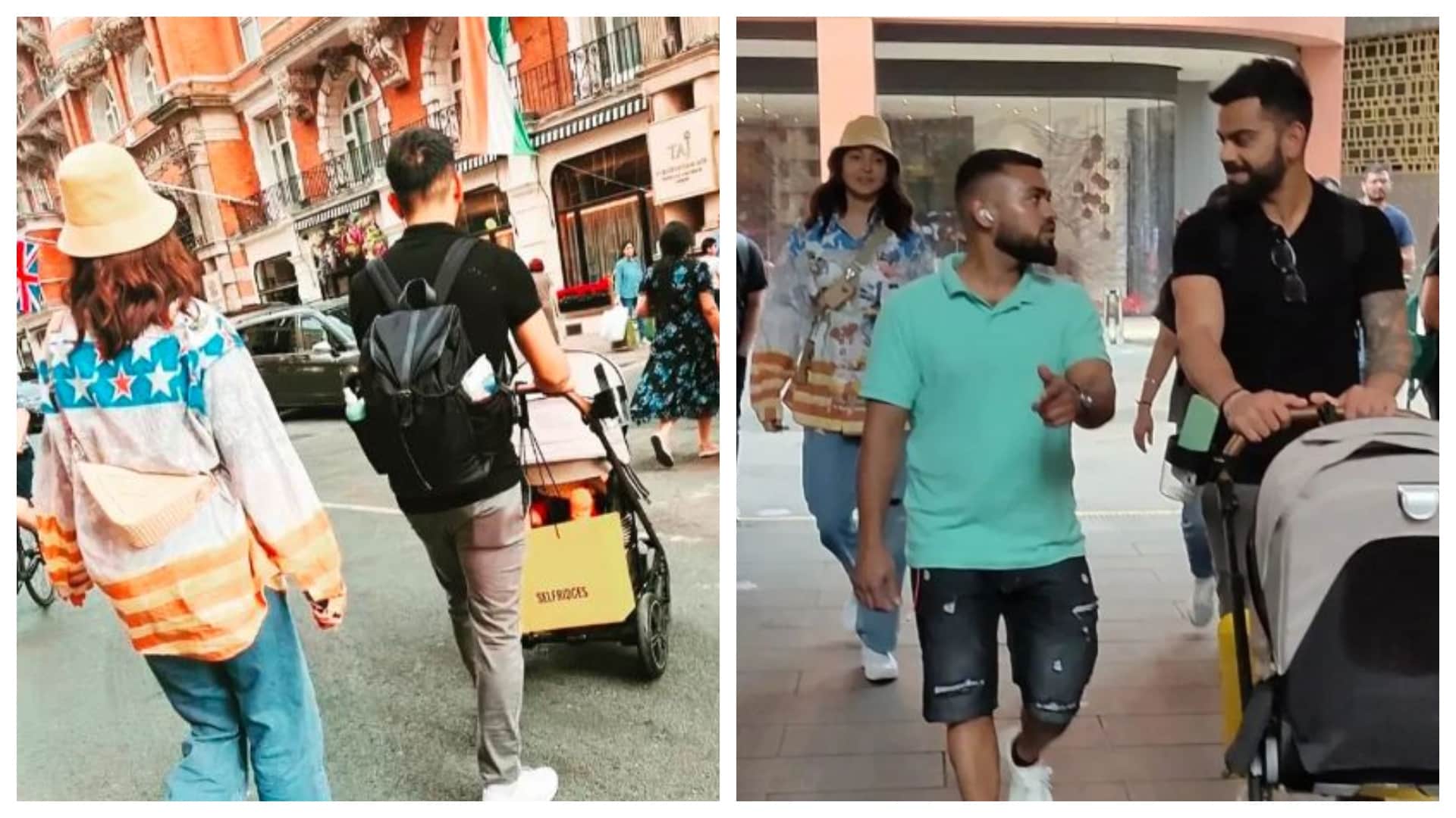 IND vs ENG Virat Kohli did not play in first ODI due to injury seen in London with wife Anushka Sharma and daughter Vamika