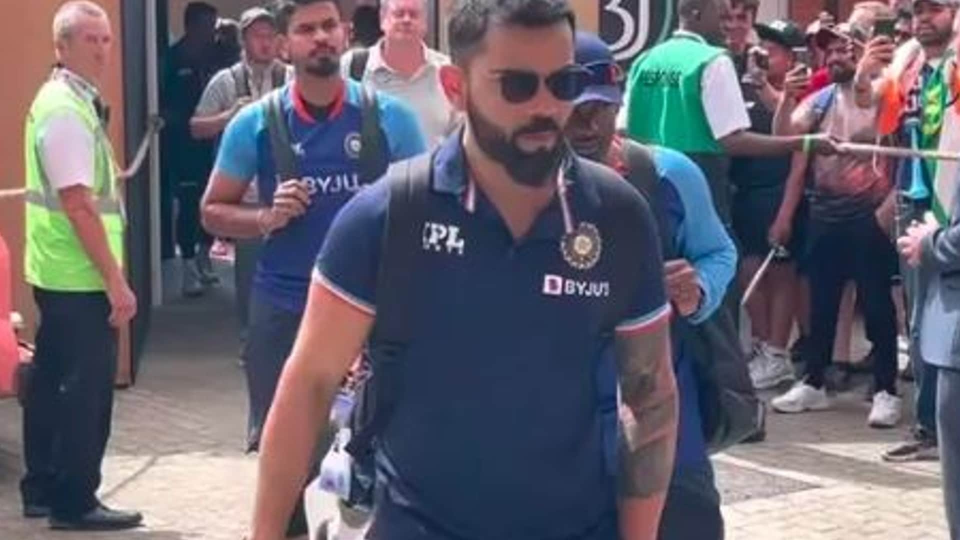 IND vs ENG Virat Kohli did not play in first ODI due to injury seen in London with wife Anushka Sharma and daughter Vamika