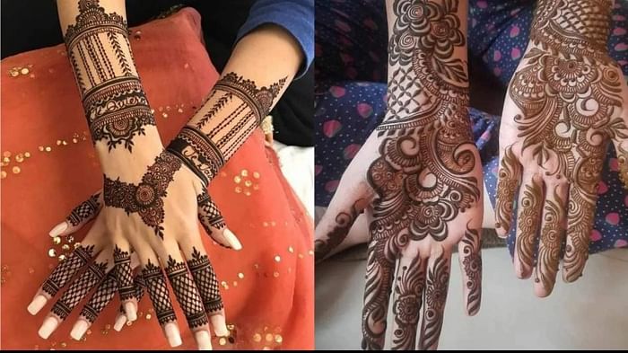 easy attractive sawan mehndi design 2022