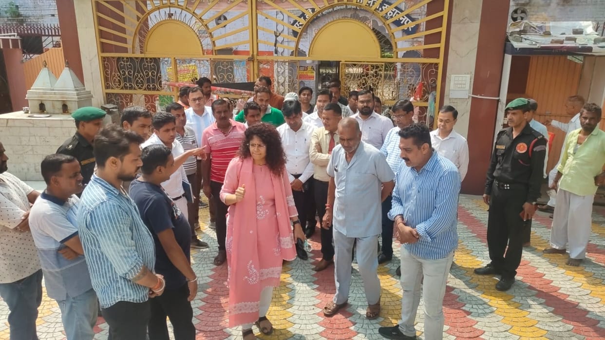 Municipal commissioner inspected Kanwar road and temples and saw the arrangements