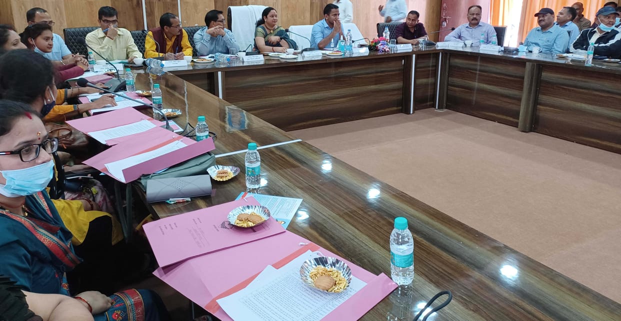 Meeting of Jila Panchayat in Champawat