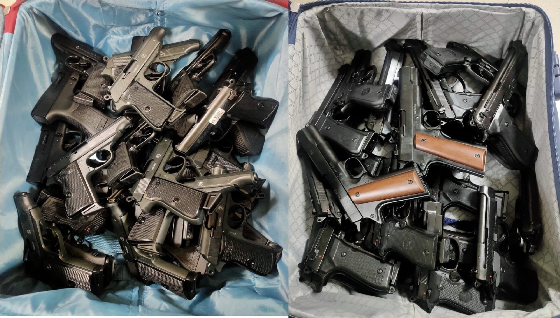 Indian couple arrived from Vietnam nabbed with 45 guns worth over Rs 22 lakh