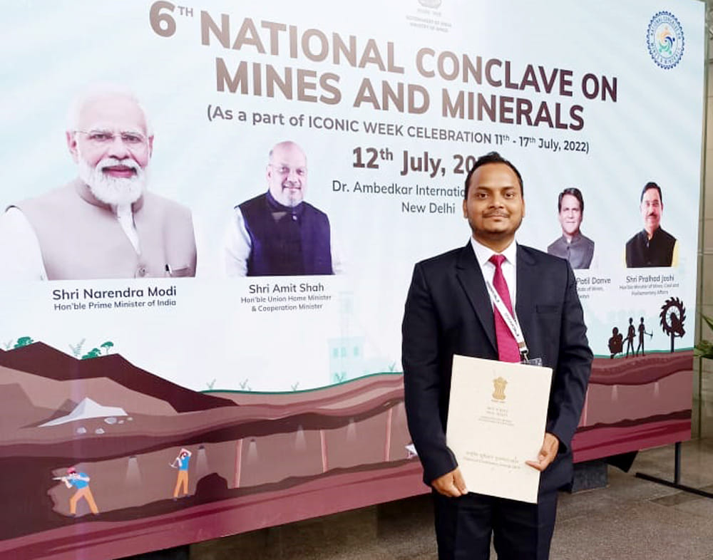 Bhadohi ka Lal honored with National Geology Award