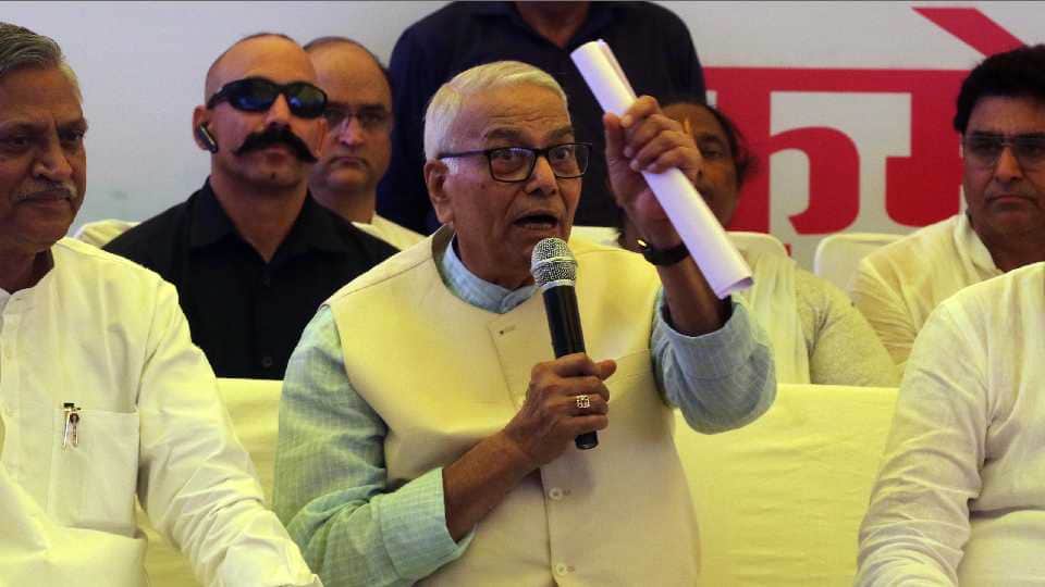 Yashwant Sinha said I will not comment on functioning of UP govt
