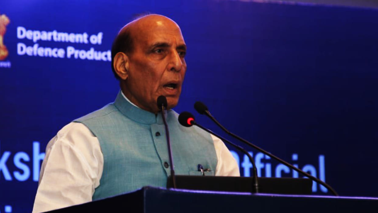 India witnessing transitional phase towards self reliance in defence sector Rajnath singh