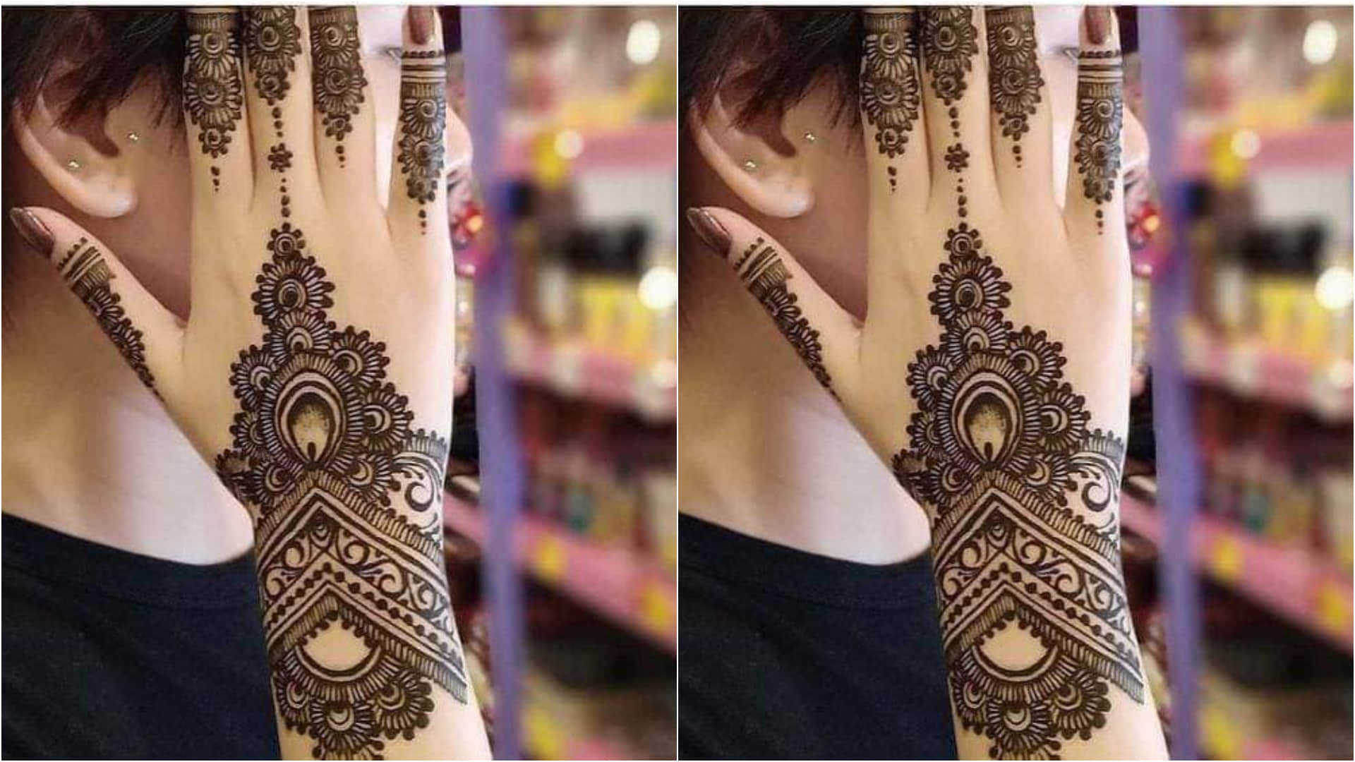 easy attractive sawan mehndi design 2022