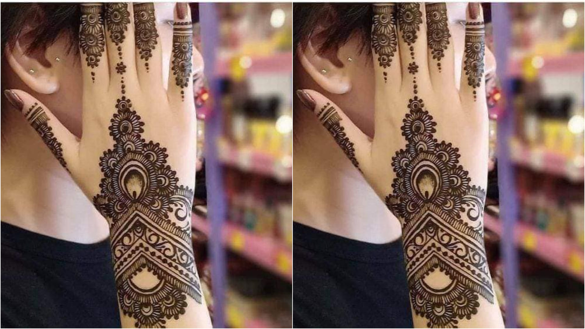 easy attractive sawan mehndi design 2022