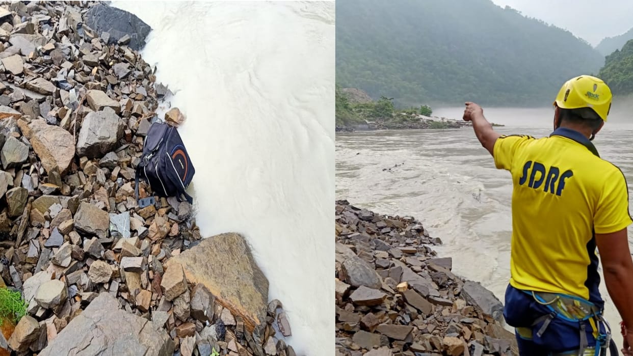 Rishikesh: Car of devotees of Meerut returning from Kedarnath fell into a ditch, rescue operation underway