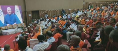 World peace will come by following the path shown by Lord Buddha, his teachings are relevant even today