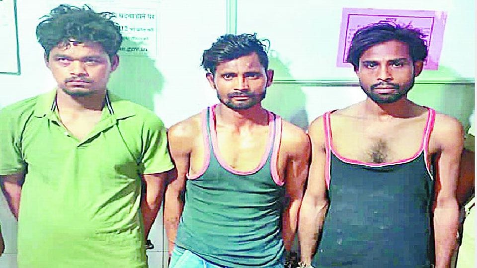 three accused arrested for sexual abusing of three year old girl in agra