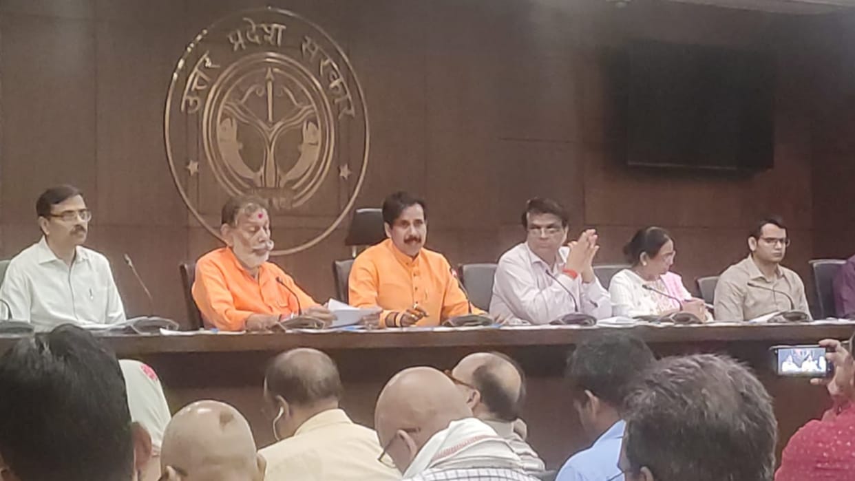 UP minister Anil rajbhar speaks on 100 days of UP government.