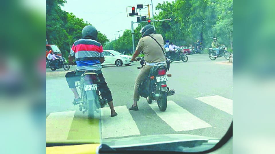 Chandigarh Traffic Police challaned employee of department for violation of traffic rules