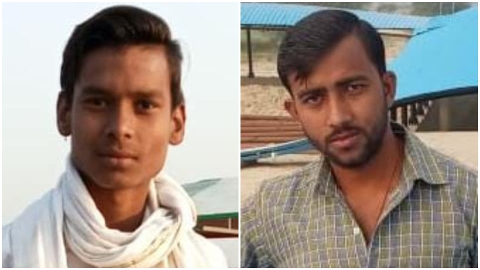 two cousins riding bike died due to collision with unknown vehicle in Etah