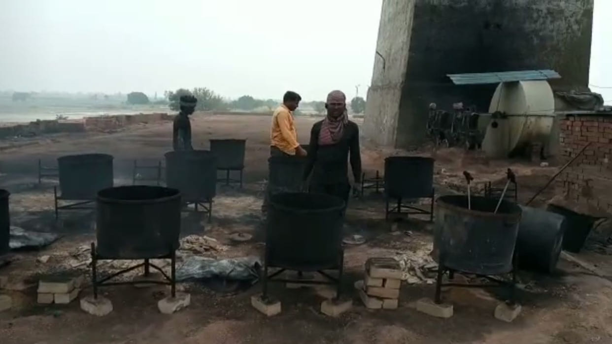 CM Flying Squad team raided a brick kiln in Sonipat of Haryana