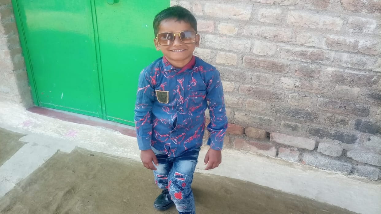 six years old boy died as overspeeding car hits him while playing outside house