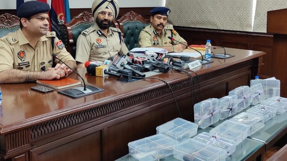 Jalandhar Rural police arrested 13 gangsters with 13 weapons